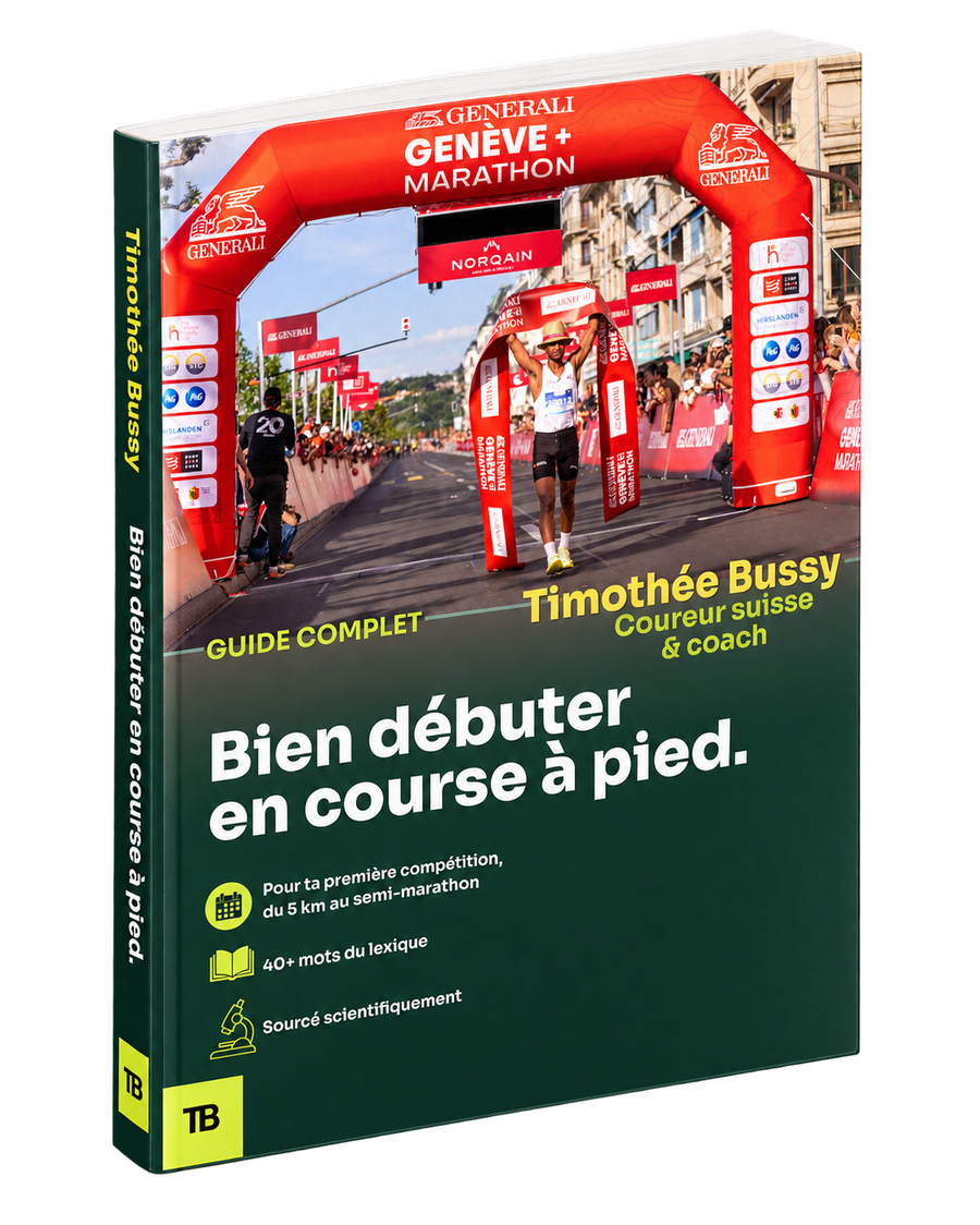 Couverture du livre de course à pied de Timothée Bussy